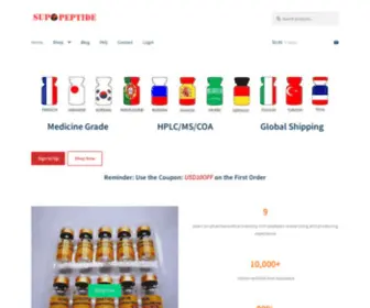 Supopeptide.com(Supopeptide) Screenshot