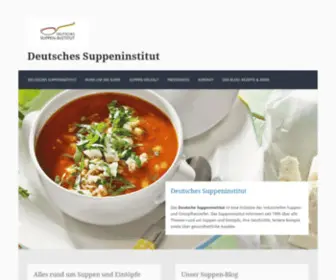 Suppeninstitut.de(Deutsches Suppeninstitut) Screenshot