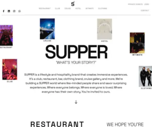 Supperclub.com(Club, Restaurant, Hotel, Bar, Cruise & more) Screenshot