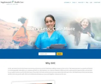 Supplementalhealthcare.com(Supplemental Health Care) Screenshot