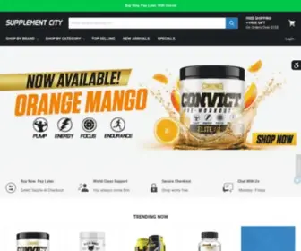 Supplementcityusa.com(Supplement City USA) Screenshot