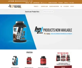 Supplementfactory.lk(Sri Lanka's No.1 Supplement Store) Screenshot