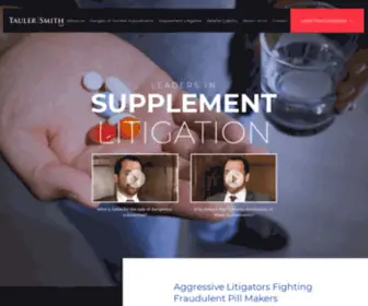 Supplementlitigation.org(Supplement Litigation) Screenshot