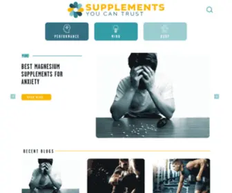 Supplementsyoucantrust.com(Vitamins & Supplements Guide) Screenshot