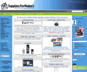 Suppliesformailers.com(Supplies for mailers offers mailing supplies) Screenshot