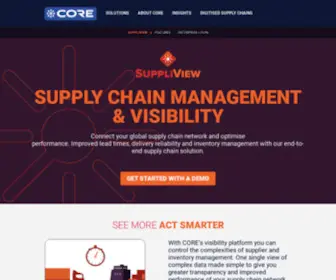 Suppliview.com(CORE Supply Chains) Screenshot