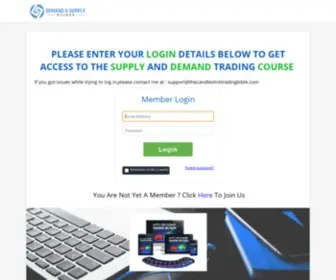 Supply-AND-Demand-Method.com(Supply & Demand Trading Method Responsive Forms) Screenshot