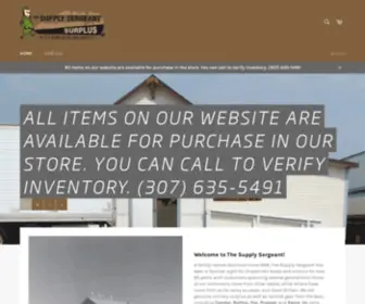 Supply-SGT.com(Military Surplus) Screenshot