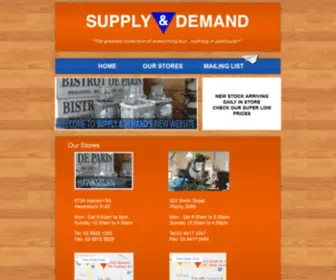 Supplyanddemand.com.au(Supply and Demand) Screenshot