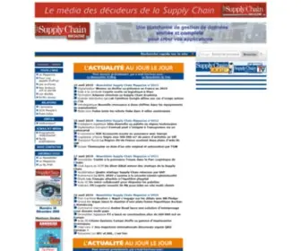 Supplychainmagazine.fr(Supply Chain Magazine) Screenshot