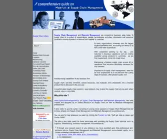 Supplychainmanagement.in(Supply Chain Management defined) Screenshot