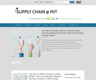 Supplychainmit.com(Thought leadership from the MIT Center for Transportation & Logistics (MIT CTL)) Screenshot