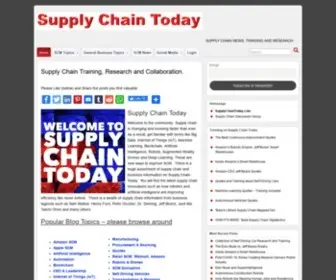 Supplychaintoday.com(Supply Chain Today) Screenshot