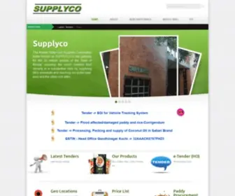 Supplycokerala.com(SUPPLYCO-The Kerala State Civil Supplies Corporation Ltd) Screenshot