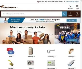 Supplyhouse.com(Heating & HVAC Supplies) Screenshot