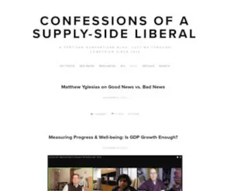 Supplysideliberal.com(Confessions of a Supply) Screenshot