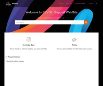 Support-Evvoli.com(support evvoli) Screenshot
