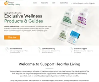 Support-Healthy-Living.com(Support Healthy Living) Screenshot