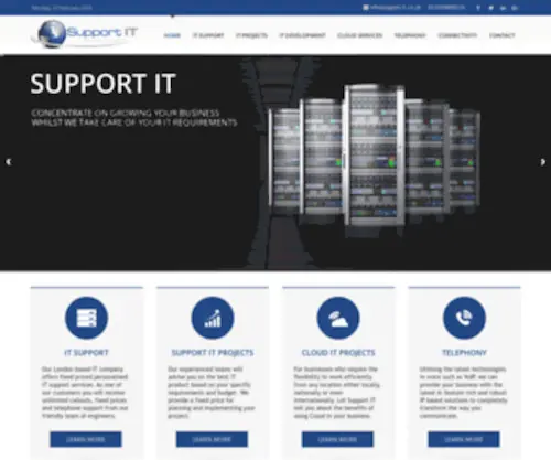Support-IT.co.uk(Comprehensive IT Support Services) Screenshot