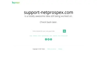 Support-Netprospex.com(Dun & Bradstreet) Screenshot