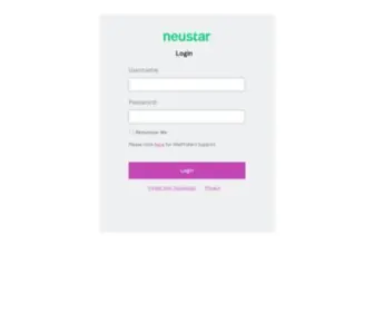 Support.neustar(Customer Support Portal) Screenshot