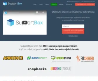 Supportbox.cz(Helpdesk systém pro české e) Screenshot