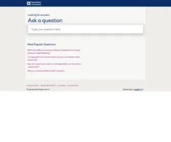 Supportcentre-RBS.co.uk(Ask a Question) Screenshot