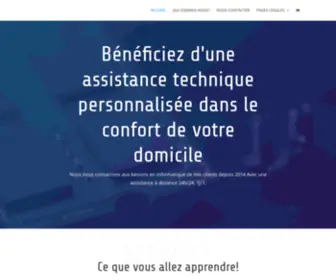 Supportechx.com(Assistance technique personnalisée) Screenshot