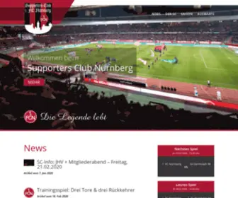 Supporters-Club.de(FC Nürnberg) Screenshot