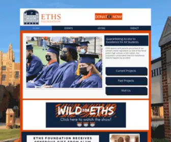 Supporteths.org(Each year the ETHS Foundation) Screenshot