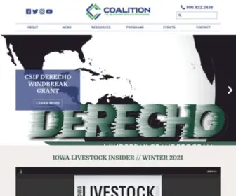 Supportfarmers.com(Coalition to Support Iowa's Farmers) Screenshot