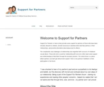 Supportforpartners.org(Support for Partners) Screenshot