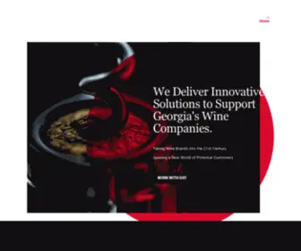 Supportgeorgia.wine(Innovative Solutions for Georgias Wine Companies) Screenshot