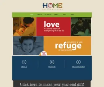 Supporthomeinternational.com(HOME International) Screenshot