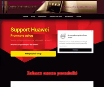 Supporthuawei.pl(Support huawei) Screenshot