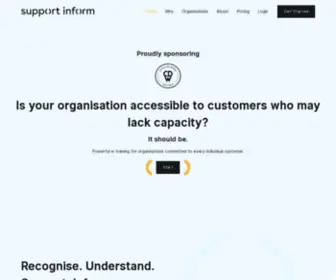 Supportinform.co(E-Training for Organizations) Screenshot