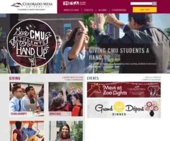 Supportingcmu.com(Colorado Mesa University) Screenshot