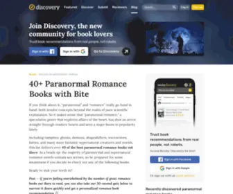 Supportivebusinessmums.co.uk(Paranormal Romance Books with Bite) Screenshot