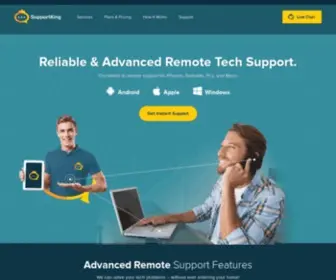 Supportking.com(Remote support company for Android) Screenshot
