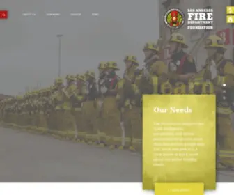 Supportlafd.org(Los Angeles Fire Department Foundation) Screenshot