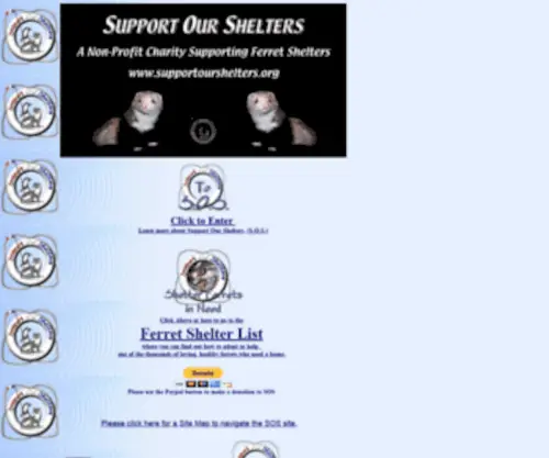 Supportourshelters.org(Support Our Shelters) Screenshot