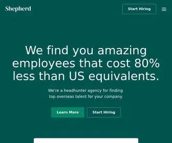 Supportshepherd.com(Somewhere (formerly Support Shepherd) Hire Top Overseas Talent) Screenshot