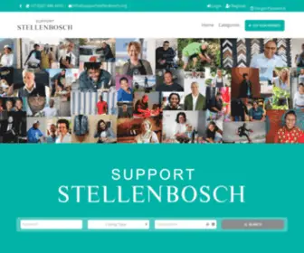 Supportstellenbosch.org(Employment Page) Screenshot