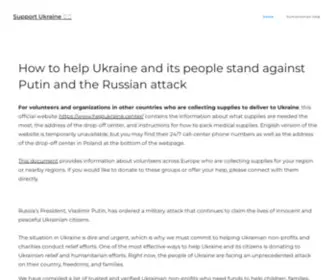 Supportukraine.co(#SupportUkraine) Screenshot