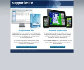 Supportware.nl(Welkom bij SupportWare) Screenshot