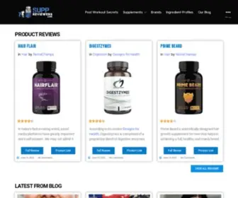 Suppreviewers.com(Legit Bodybuilding Supplement Reviews) Screenshot