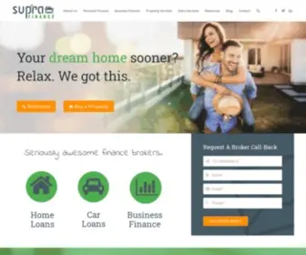 Suprafinance.com.au(Supra Finance) Screenshot