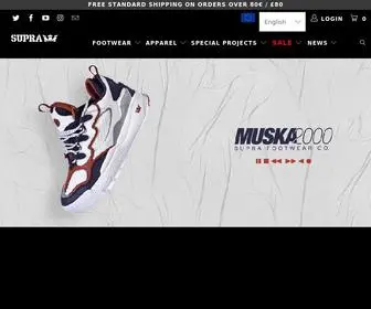 Suprafootwear.com(수프라) Screenshot