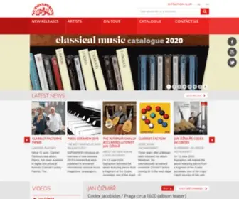 Supraphon.com(Supraphon Music Publishing) Screenshot