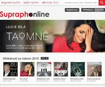 Supraphonline.cz(Supraphon) Screenshot